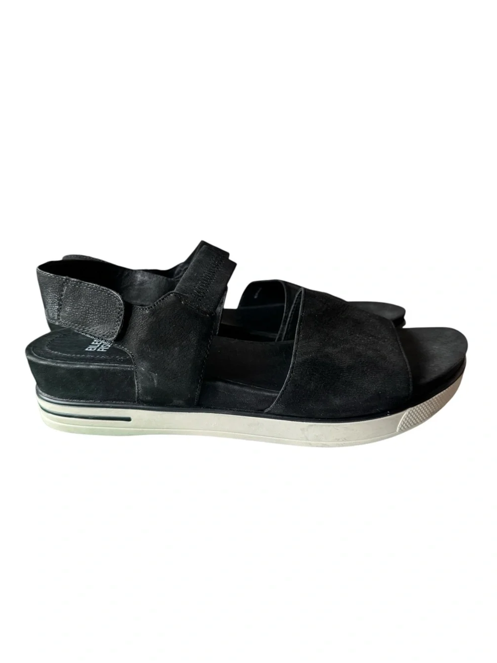 Eileen Fisher Black Suede Somer Sport Sandal, Size 10